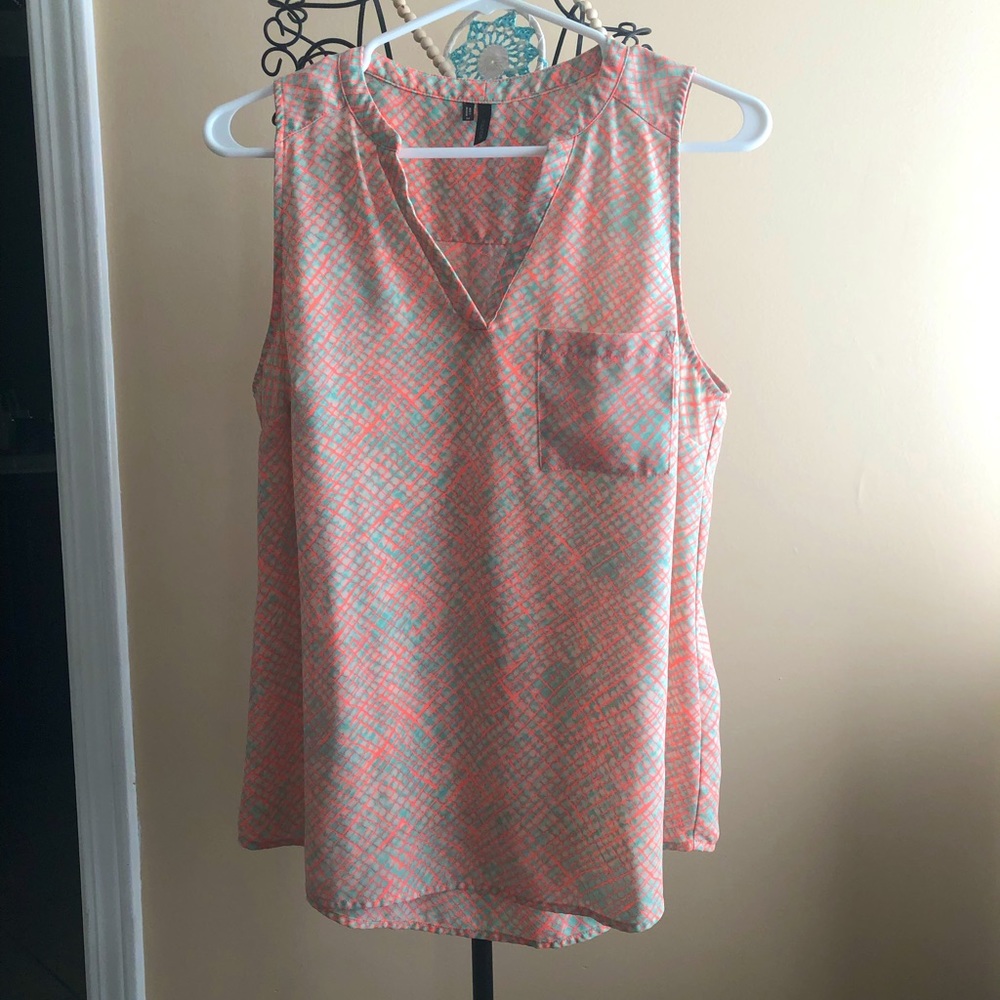 Maurices sleeveless printed top